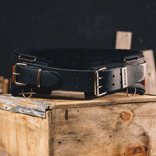 Buckaroo 36" Signature Tradesman's Back Support Tool Belt Black TMSRCB36
