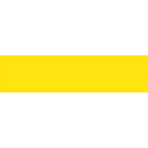Blank Yellow Traffic Safety Sign Corflute 1200x300mm