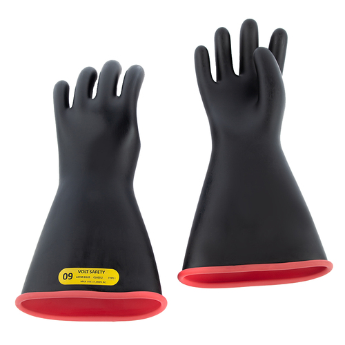 Insulated Glove Class 2 Size 08 17kV Rolled Edge