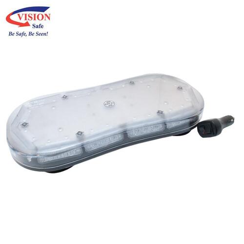 Large LED Minibar Amber 10-30V Magnetic Base x 4
