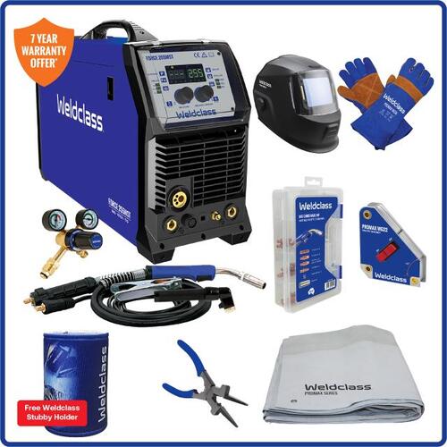 Weldclass WELDFORCE WF-255MST MIG / Stick / TIG Welder Kit WC-255MSTC01