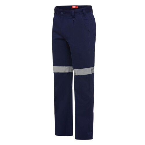 Hard Yakka Drill Pant Taped Colour Navy Size 72R