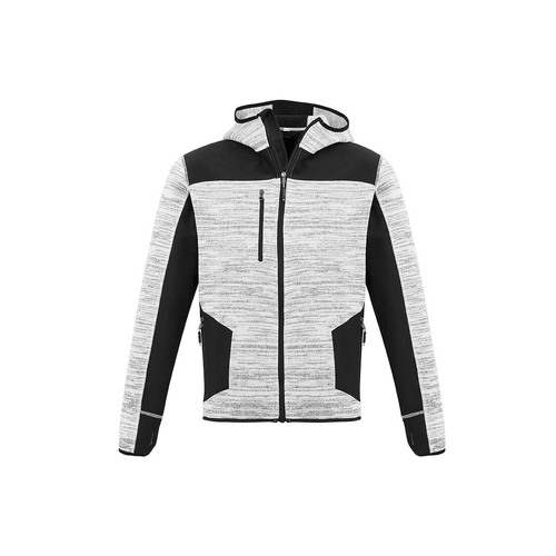 Syzmik Unisex Streetworx Reinforced Knit Hoodie Grey/Black XXS
