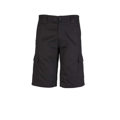 Syzmik Mens Drill Cargo Short Black 72